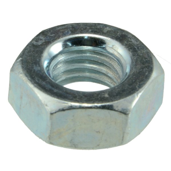 Midwest Fastener Hex Nut, 1/4"-28, Steel, Grade 2, Zinc Plated, 40 PK 34611